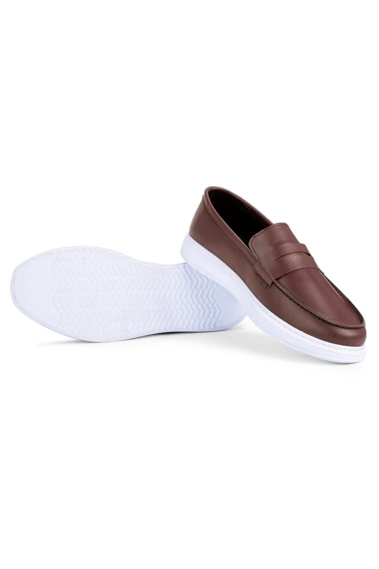 Ducavelli Trim  Deri Erkek Günlük Ayakkabı Loafer Ayakkabı