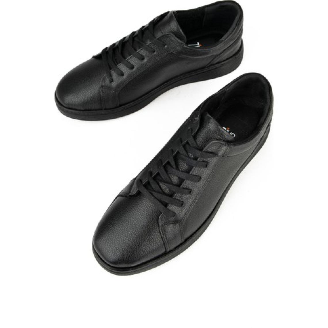 Ziya Erkek Deri Sneaker 133423Z95 Siyah