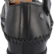 Forelli 22521 Kadın Siyah Deri Sandalet