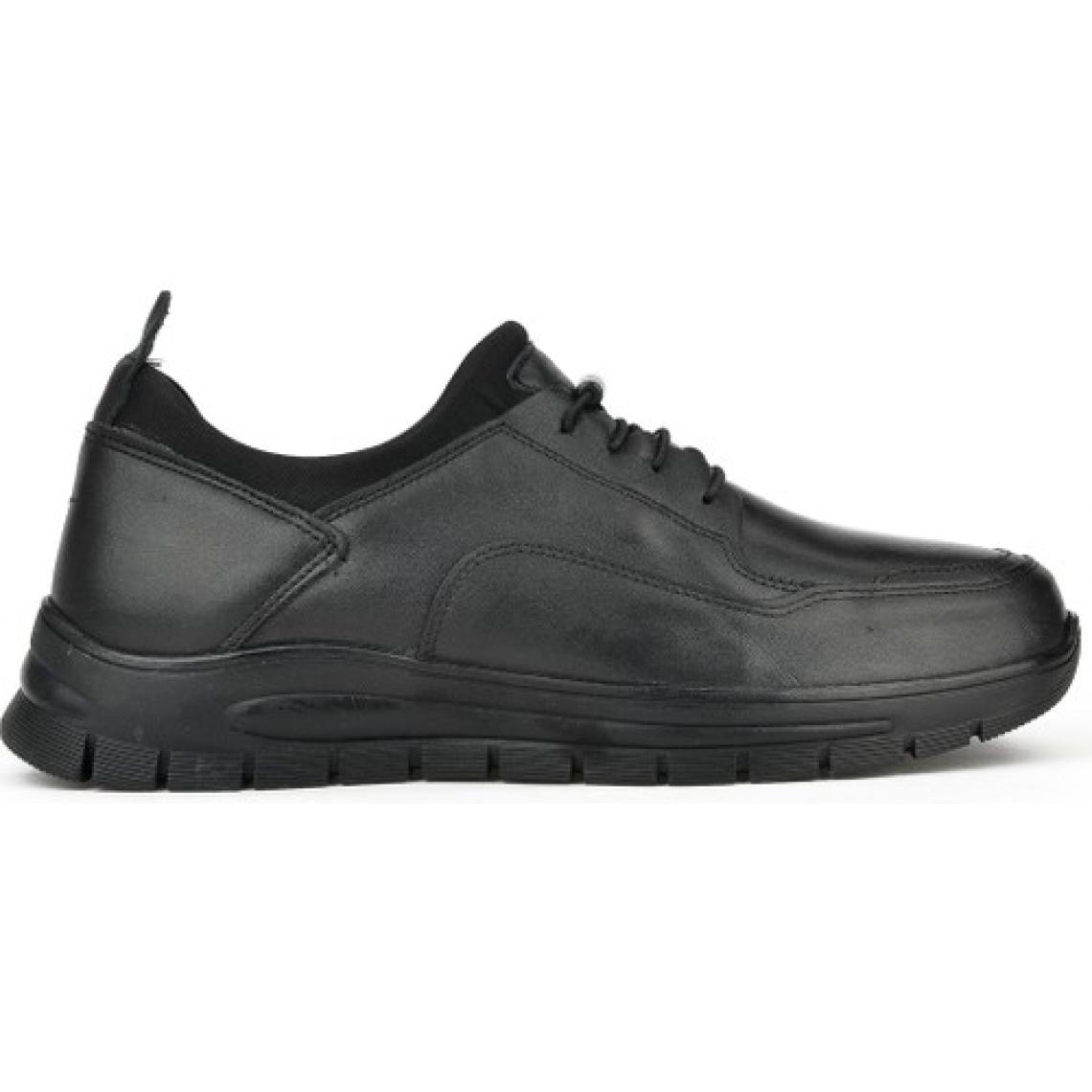 Ziya Erkek Deri Sneaker 133423Z68 Siyah