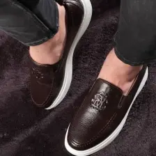 Ducavelli Stamped Flotter Hakiki Deri Erkek Günlük Ayakkabı