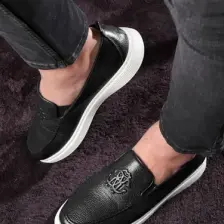 Ducavelli Stamped Flotter Hakiki Deri Erkek Ayakkabı