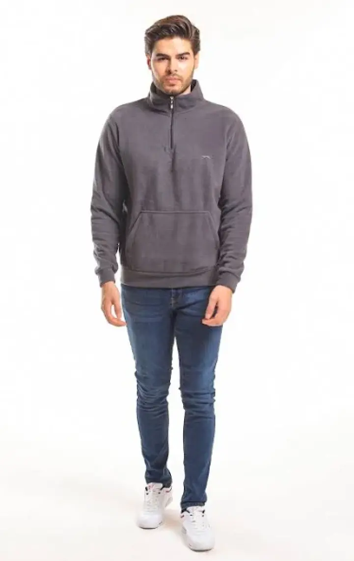 Slazenger SOLID IN Erkek Polar Koyu Gri