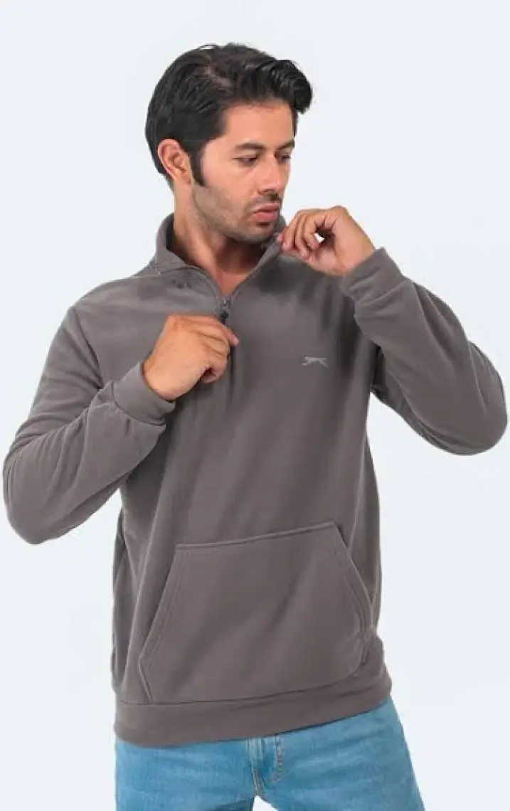 Slazenger SOLID IN Erkek Polar Koyu Gri
