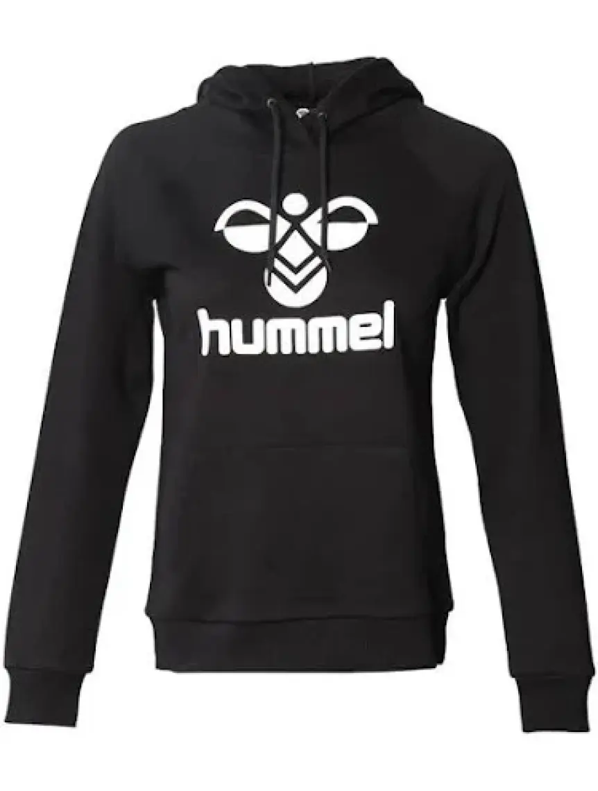 Hummel Billund Kadın Siyah Kapüşonlu Sweatshirt