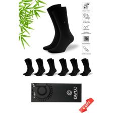 Dayco Premium Bambu Erkek Yazlık Çorap 6'lı Set Kutulu Siyah