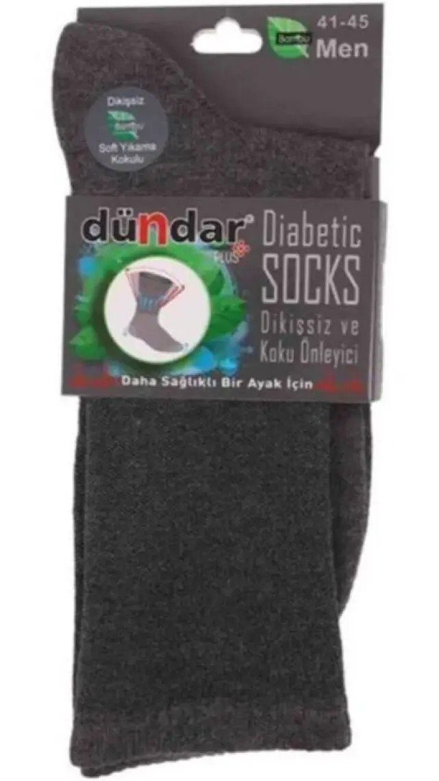 Dündar 6 Lı Bambu Çorap (Şeker Çorap)