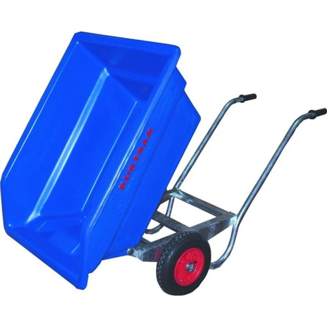 Kurtsan KP03011 Damperli Gübre Yem Taşıma El Arabası 350 Kg