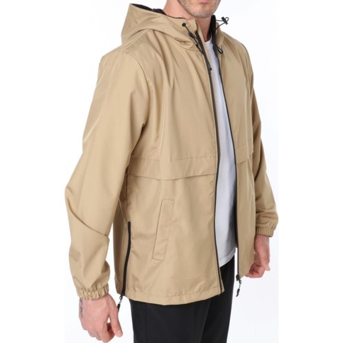 Ghassy Co. Ghassy Co.Erkek Rüzgarlık/Yağmurluk Outdoor Yırtmaç Detaylı Mevsimlik Spor Ceket