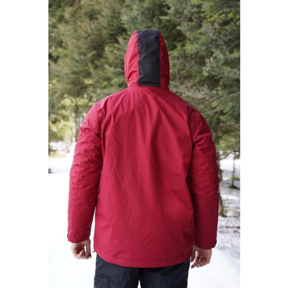 Fiyort Floyen Polarlı Bordo Yağmurluk