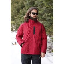 Fiyort Floyen Polarlı Bordo Yağmurluk