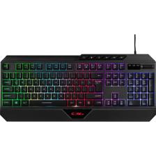 Claw's Nexus K1 RGB Full Membran 104 Tuşlu Ekstra Multimedya / Rollover Ses Kontrol Mekanizmalı & Claw's Reflex Örgü Kablolu Gaming Klavye (11 Farklı RGB Efektli)