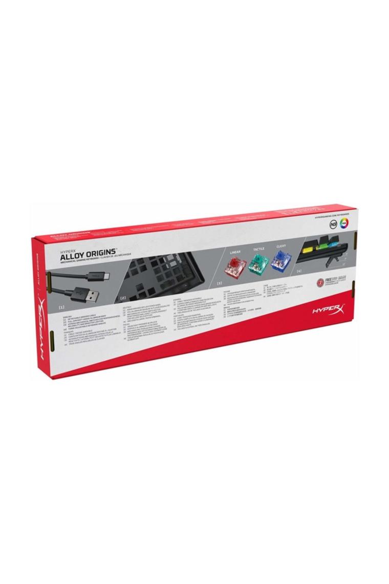 HyperX Alloy Origins Red Switch Kablolu Mekanik Oyuncu Klavyesi