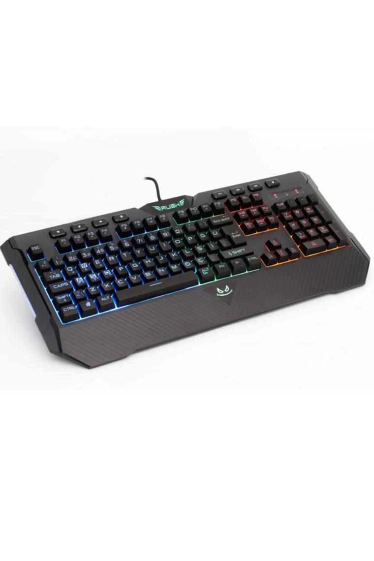 Bomber Rk811 Rgb Aydınlatmalı Bileklikli Mekanik Hisli Gaming Oyuncu Klavyesi