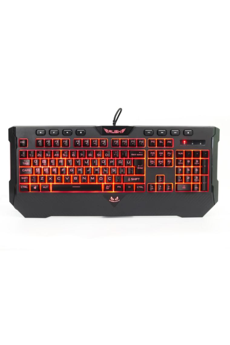 Bomber Rk811 Rgb Aydınlatmalı Bileklikli Mekanik Hisli Gaming Oyuncu Klavyesi