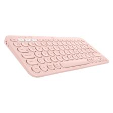 K380 Kompakt Kablosuz Bluetooth Türkçe Q Klavye - Pembe