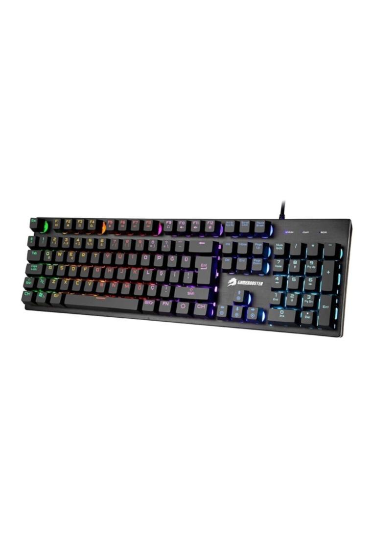 Gb-g76k Usb Q Trk Rainbow Aydınlatmalı Semi-mechanical Siyah Gaming Klavye