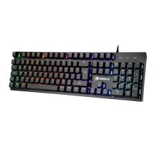 Gb-g76k Usb Q Trk Rainbow Aydınlatmalı Semi-mechanical Siyah Gaming Klavye