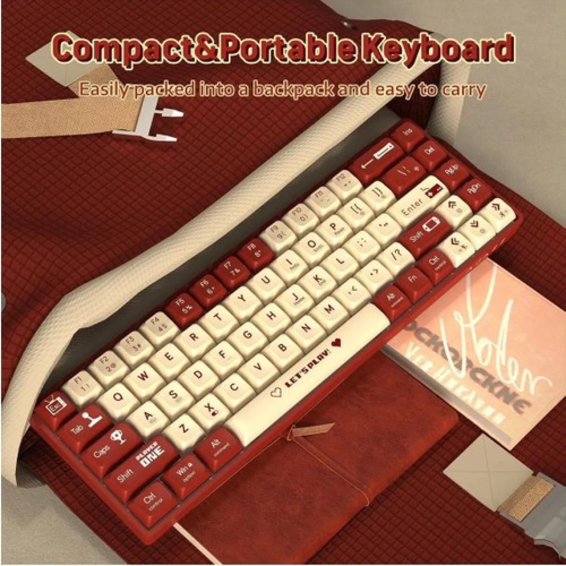 AK680 %60 Boy Yazılım Uygulamalı Hot-Swap Kablolu Gaming Klavye Switch Hediyeli Oyuncu Klavyesi