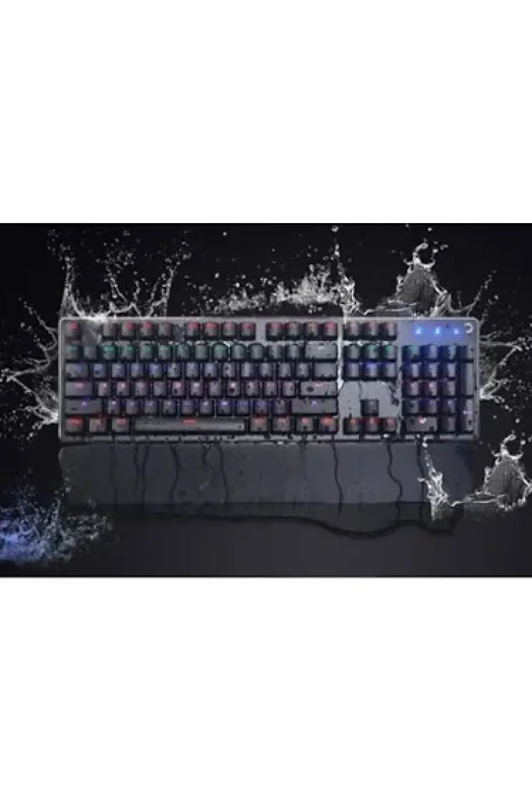 Gamepower Calypso Siyah Optik Mekanik Su Geçirmez Oyuncu Klavye Mavi Switch