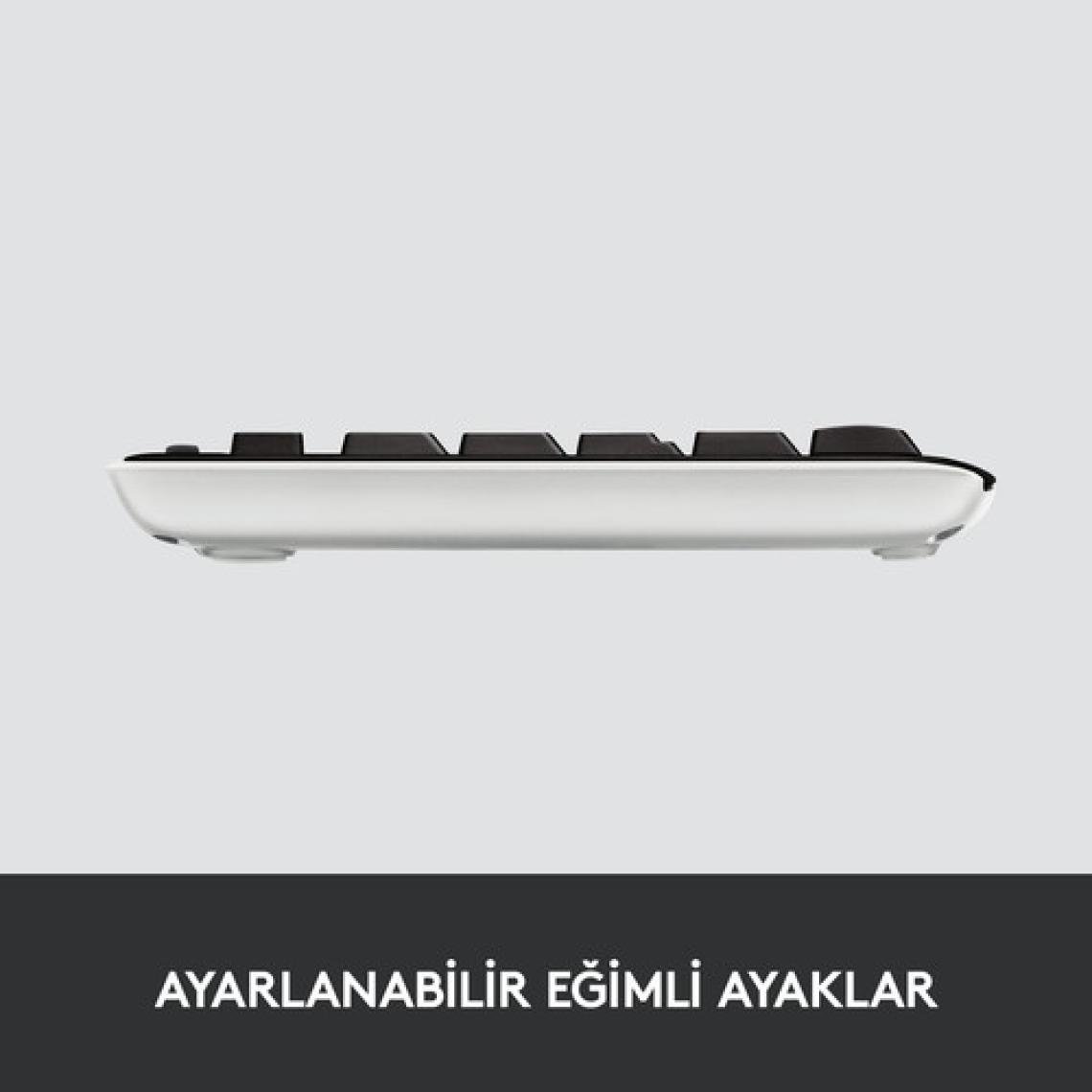 Logitech K270 Tam Boyutlu Kablosuz Türkçe Klavye - Siyah