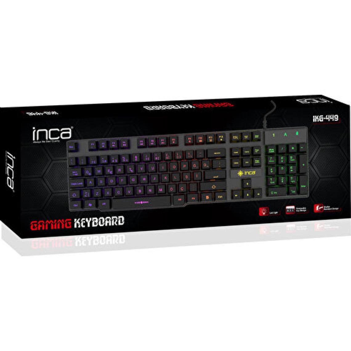 Inca IKG-449 Rainbow Aydınlatmalı  Gaming Oyuncu Klavye