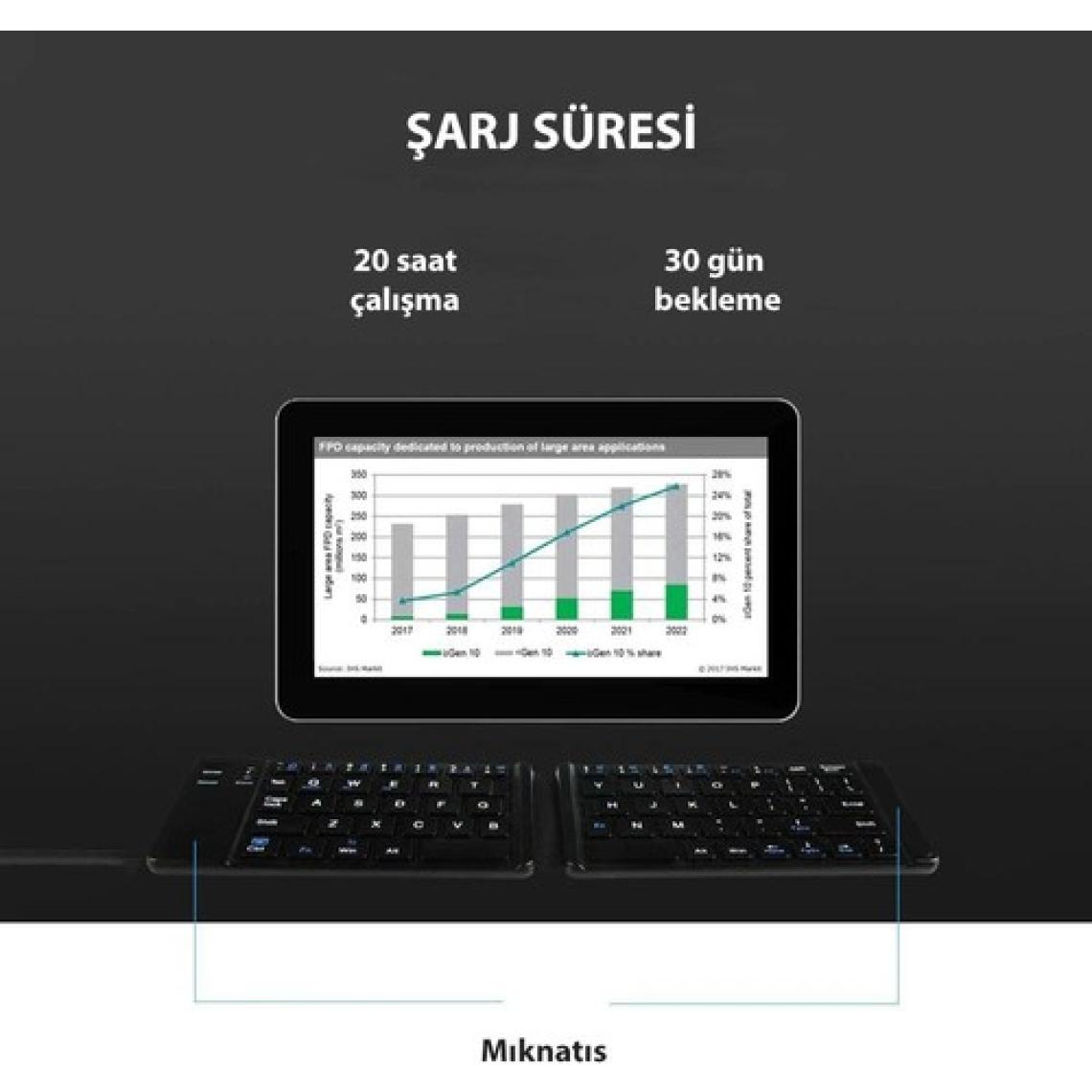 Dailytech Bluetooth Katlanabilir Klavye