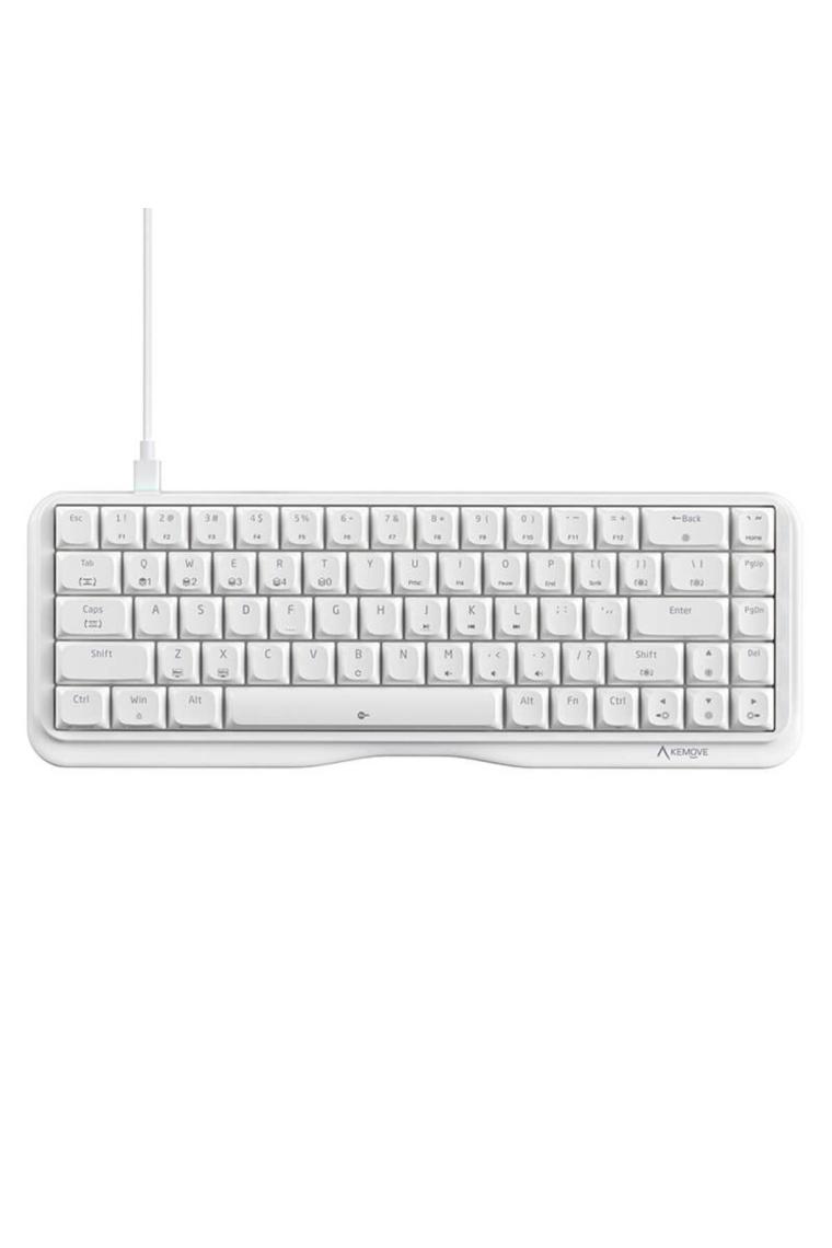 Sarftech K68SE %65 Sade Tasarım USB Beyaz Mekanik Red Switch Gaming Oyuncu Klavyesi Aparat Hediyeli