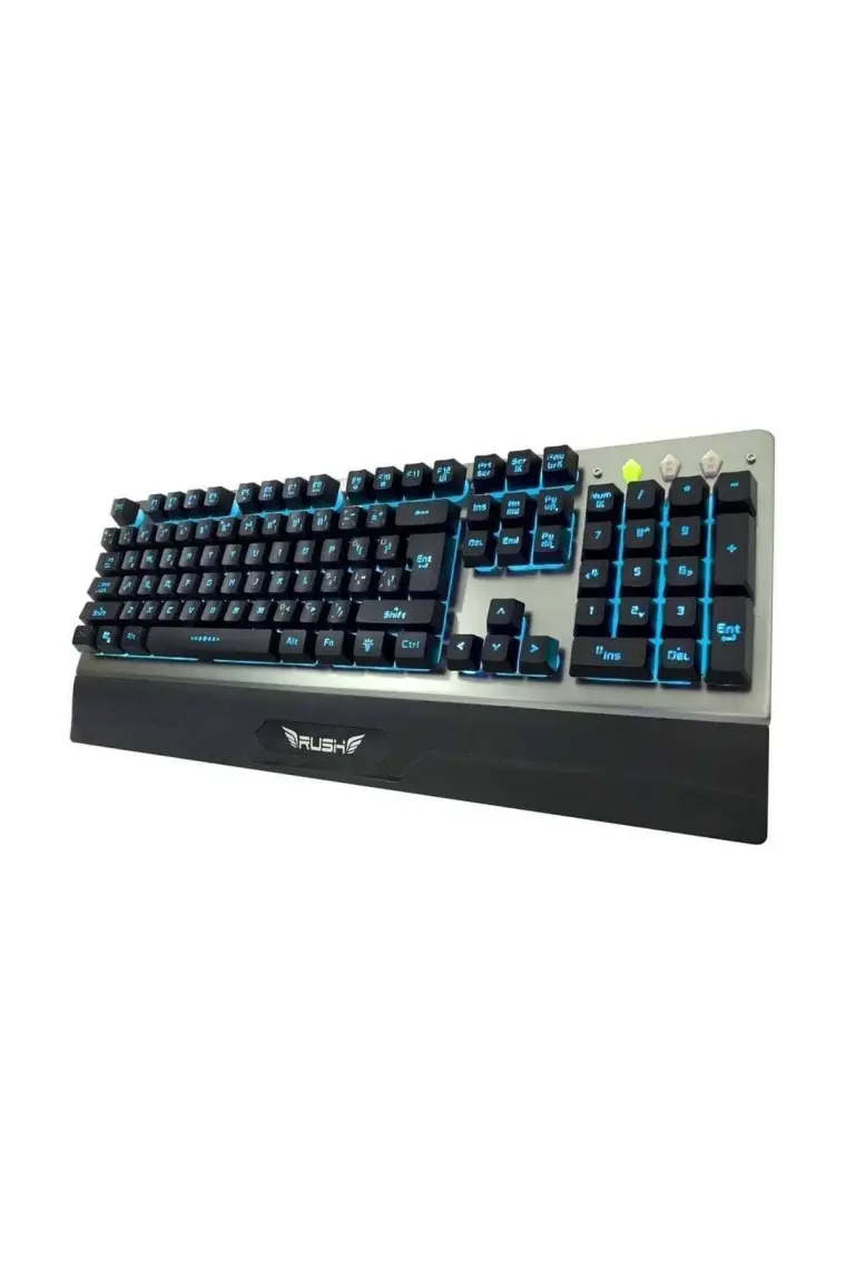 Rush RK701 Metal Mekanik Hisli Işıklı Oyun Oyuncu Klavyesi Gamer