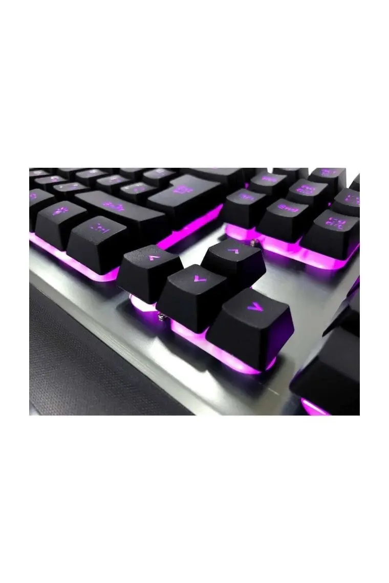 Rush RK701 Metal Mekanik Hisli Işıklı Oyun Oyuncu Klavyesi Gamer