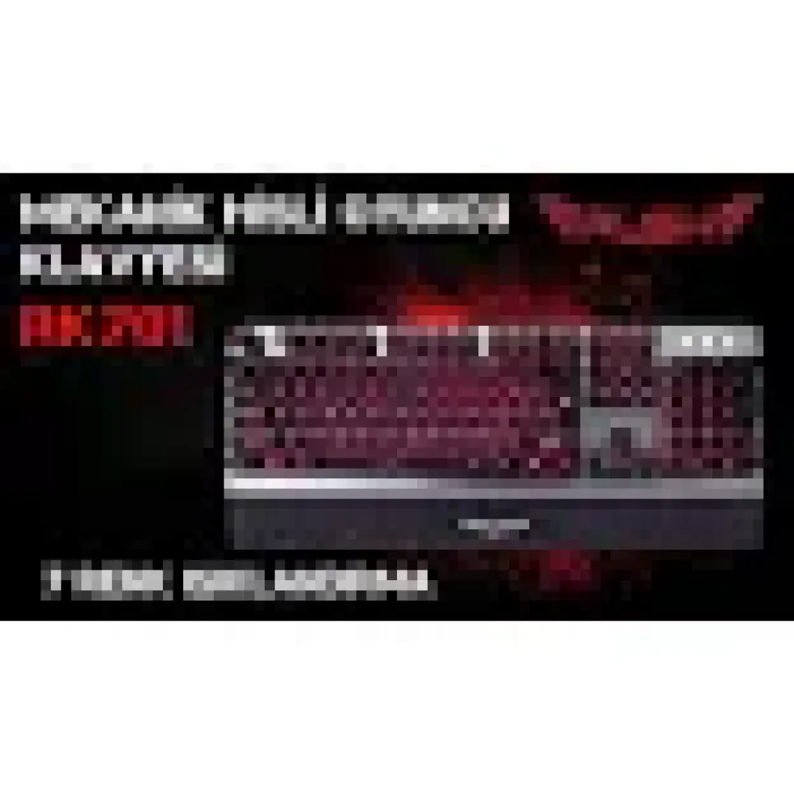 Rush RK701 Metal Mekanik Hisli Işıklı Oyun Oyuncu Klavyesi Gamer