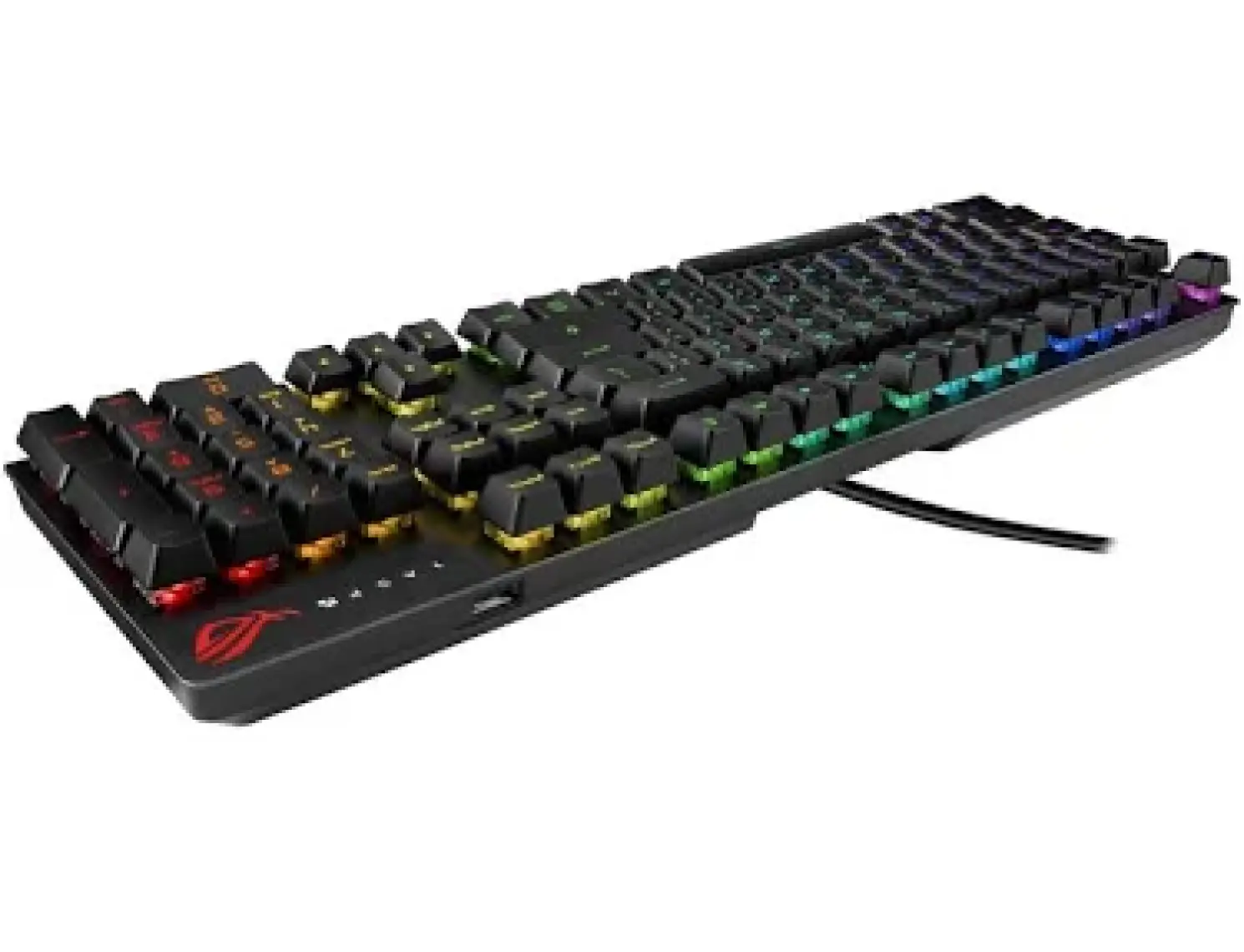 Asus ROG Strix Scope RX Red Switch 1ms IP57 Su Geçirmez ve Toza Dayanıklı RGB Türkçe Optik Kablolu Gizlilik Tuşlu Mekanik Gaming Klavye