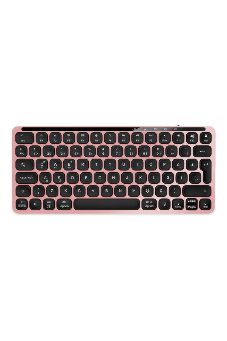 Pusat Business Pro Mini Bluetooth Kablosuz Klavye Gri