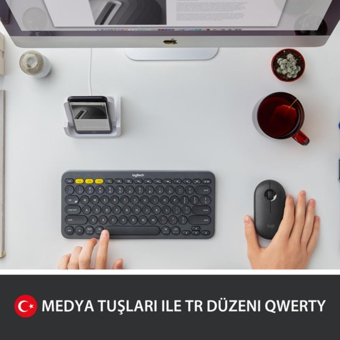Logitech K380 Siyah Kablosuz Klavye