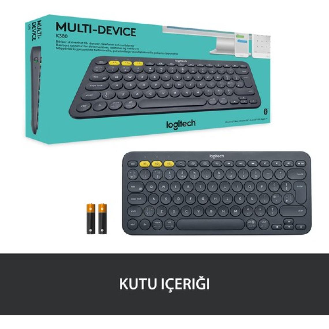 Logitech K380 Siyah Kablosuz Klavye