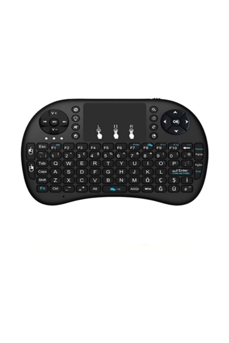 Mini Wireless Kablosuz Klavye-mouse-fare Seti(XBOX360-ANDROİD BOX TV-SMART TELEVİZYON)