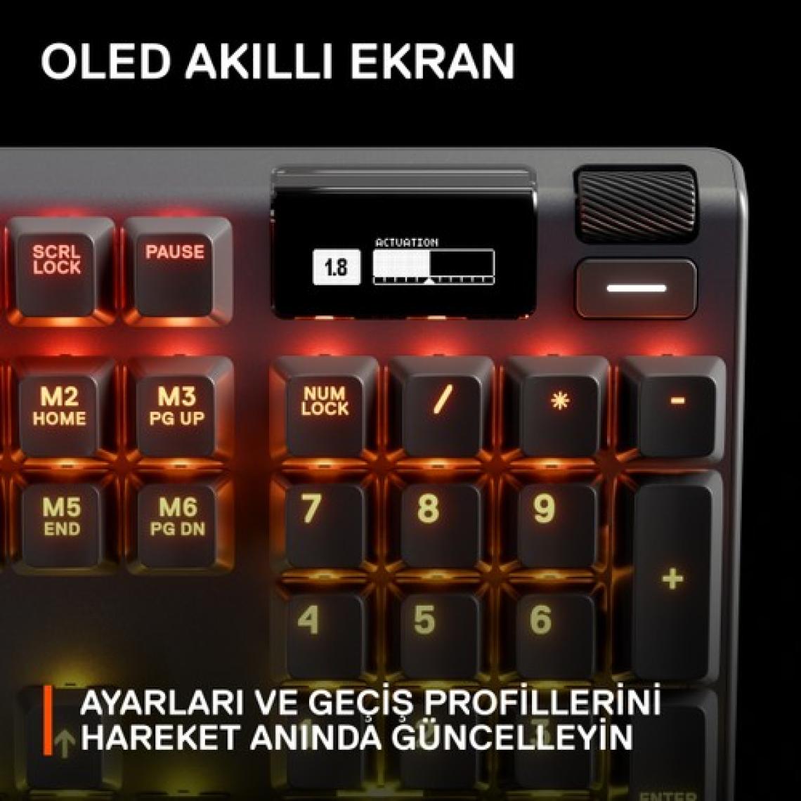 SteelSeries Apex Pro UK - Ayarlanabilir Omni Switch Mekanik Oyuncu Klavyesi