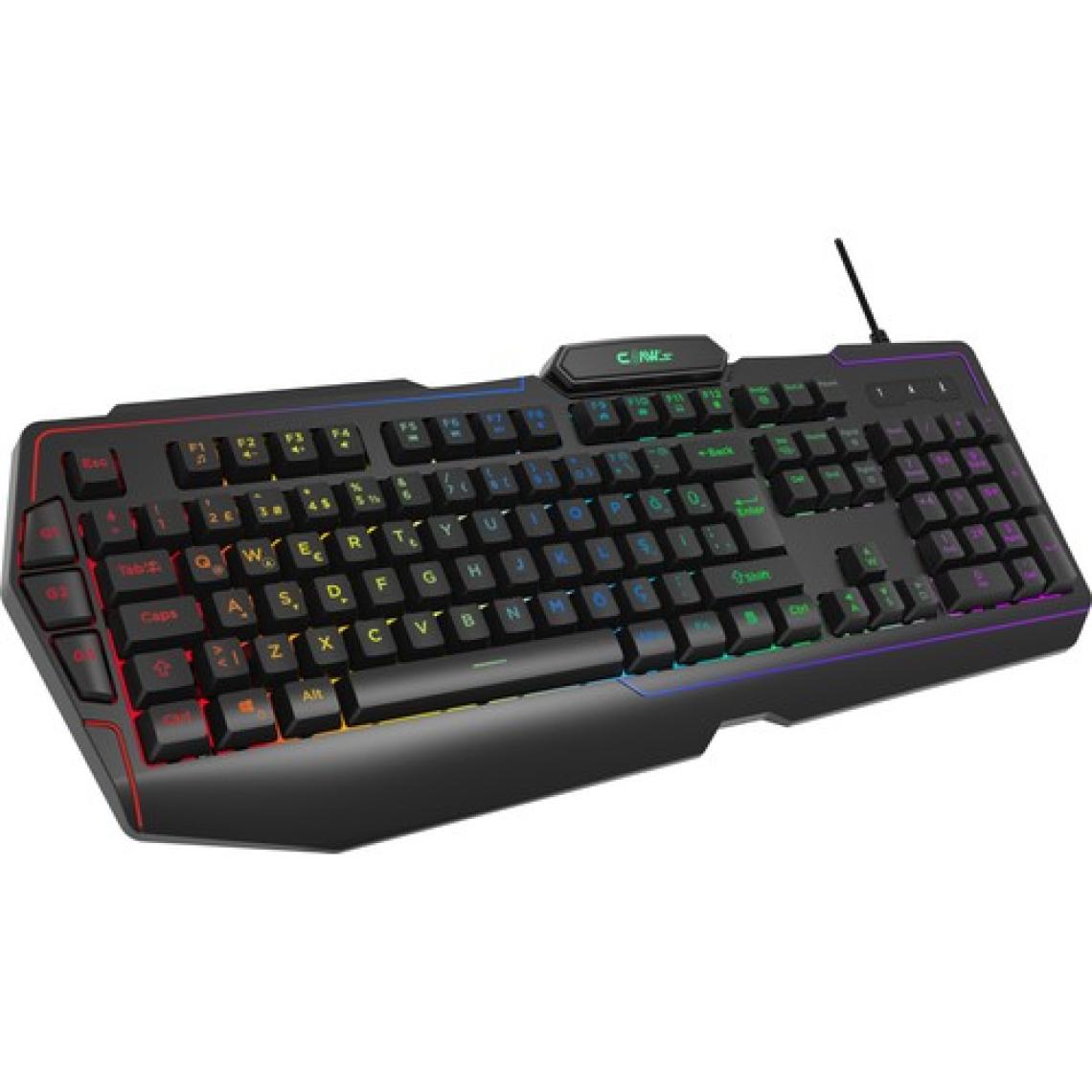 “ Claw's Raze RGB Yazılım & Harici G-Makro Tuşlu - Lazer Baskılı Özel ABS Materyal - Örgü Kablolu Membran Oyuncu Klavyesi