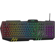 “ Claw's Raze RGB Yazılım & Harici G-Makro Tuşlu - Lazer Baskılı Özel ABS Materyal - Örgü Kablolu Membran Oyuncu Klavyesi