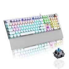 Kg1102 Usb Kablolu Makro Tuşlu Rgb Led Aydınlatmalı Mekanik Gaming Türkçe Q Metalik Klavye