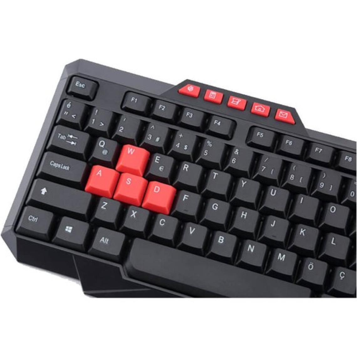 Wozlo WZ-502M USB Kablolu Multimedya Oyuncu Klavyesi