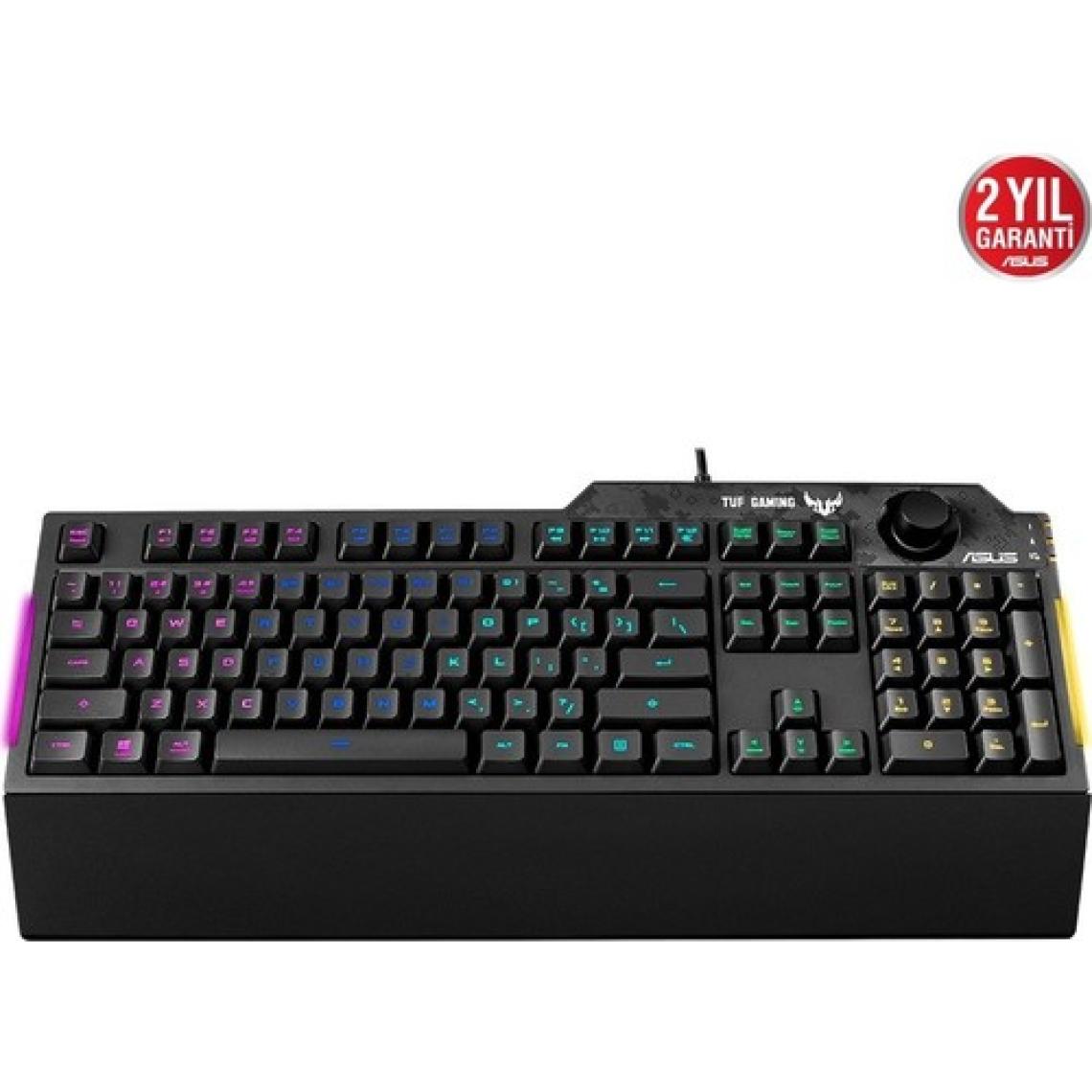 Asus RA04 Tuf Gaming K1 Mekanik Hisli Türkçe Rgb Gaming Klavye