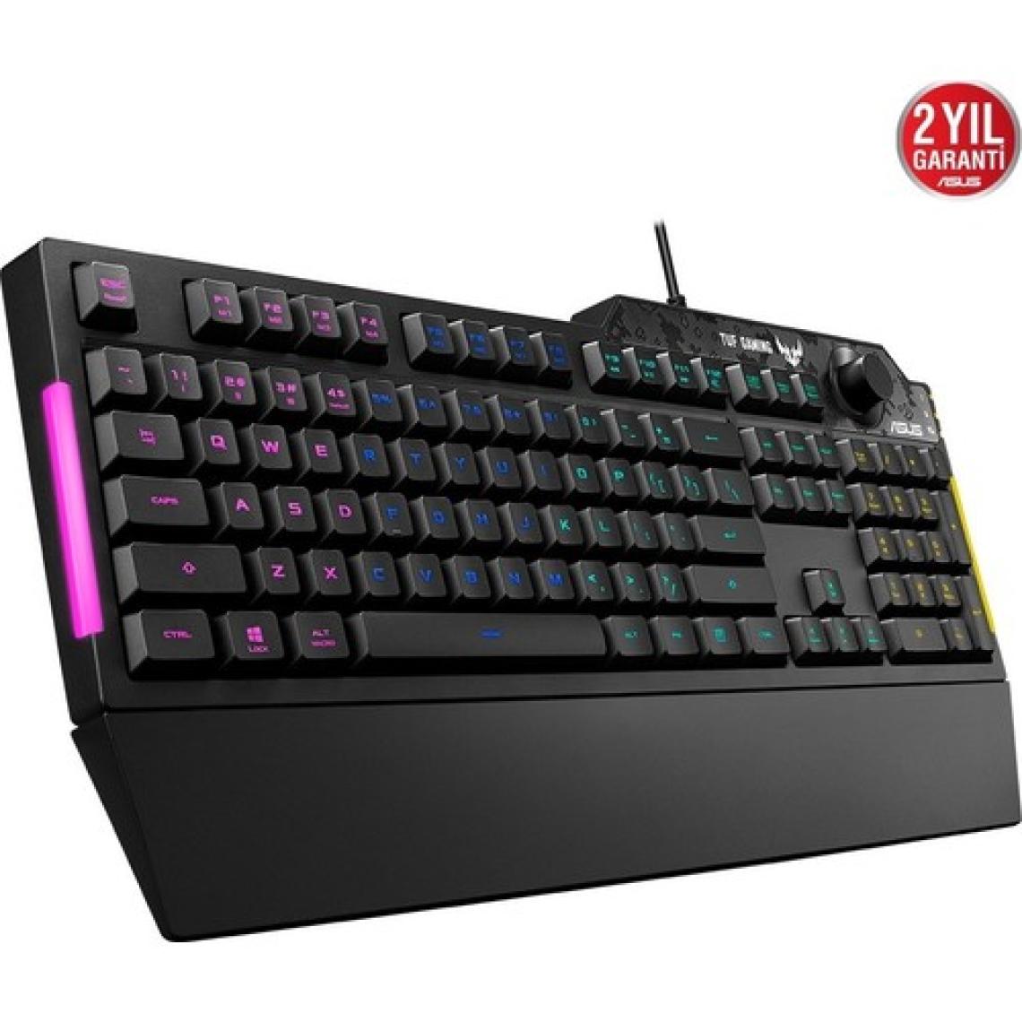 Asus RA04 Tuf Gaming K1 Mekanik Hisli Türkçe Rgb Gaming Klavye