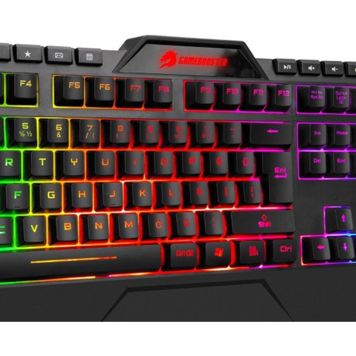 GameBooster G59K Frontier Rainbow Aydınlatmalı Membrane Oyun Klavyesi (GB-G59K)