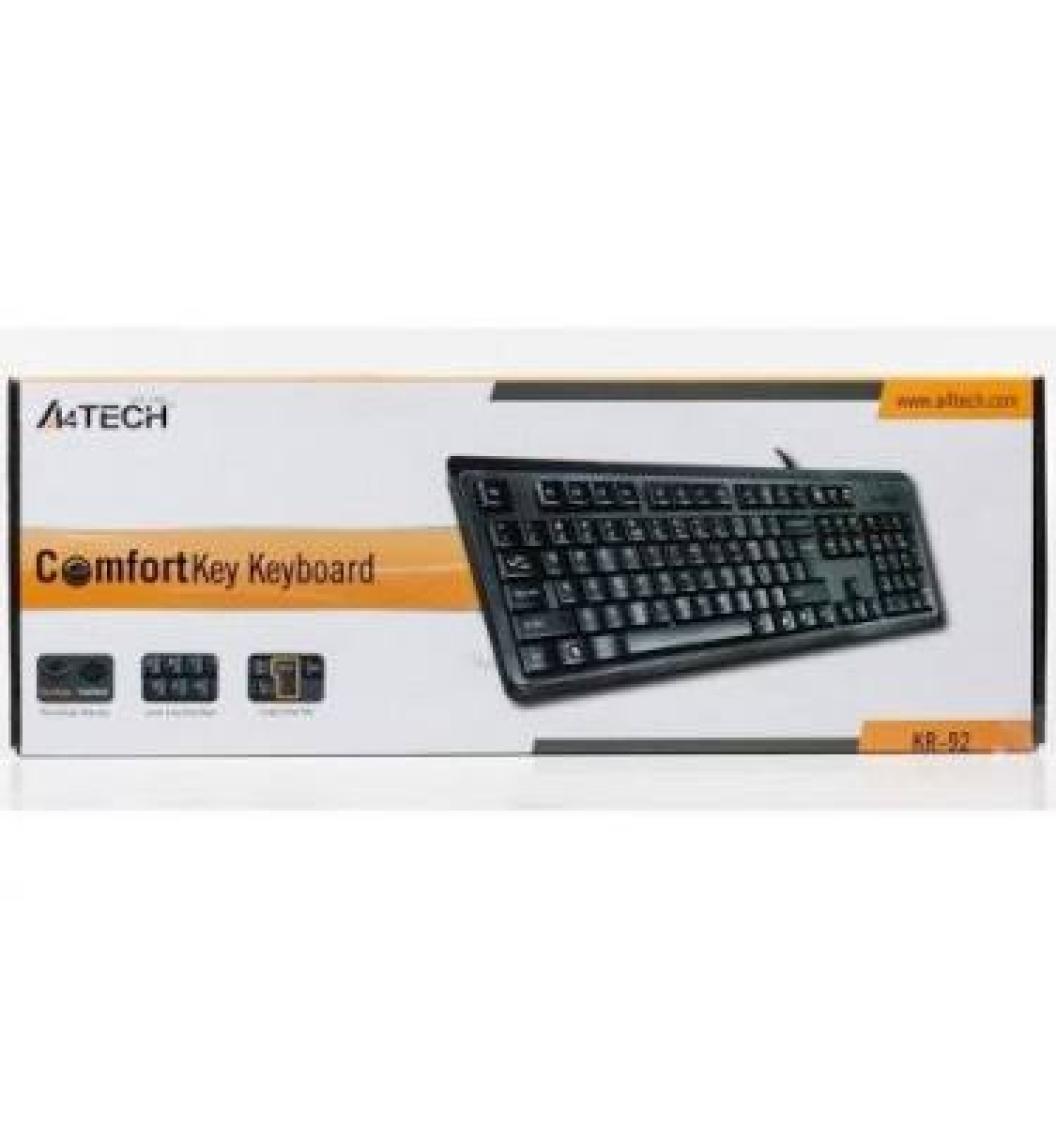 A4 Tech Kr-92 Q Usb Siyah Tr Fn Multimedya Klavye
