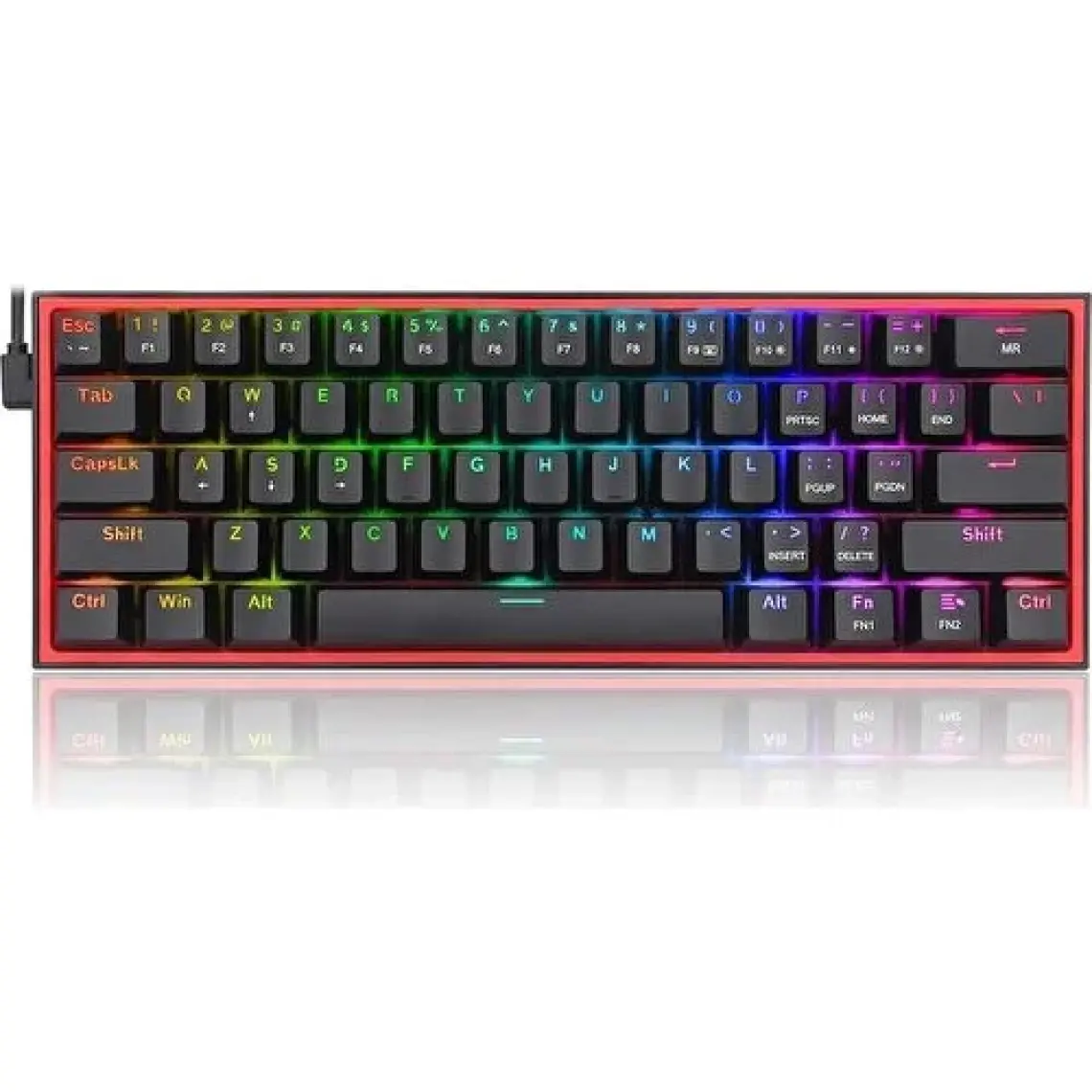 Redragon K617 RGB Siyah Mekanik Red Switch Oyuncu Klavyesi