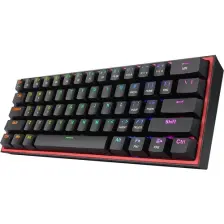 Redragon K617 RGB Siyah Mekanik Red Switch Oyuncu Klavyesi