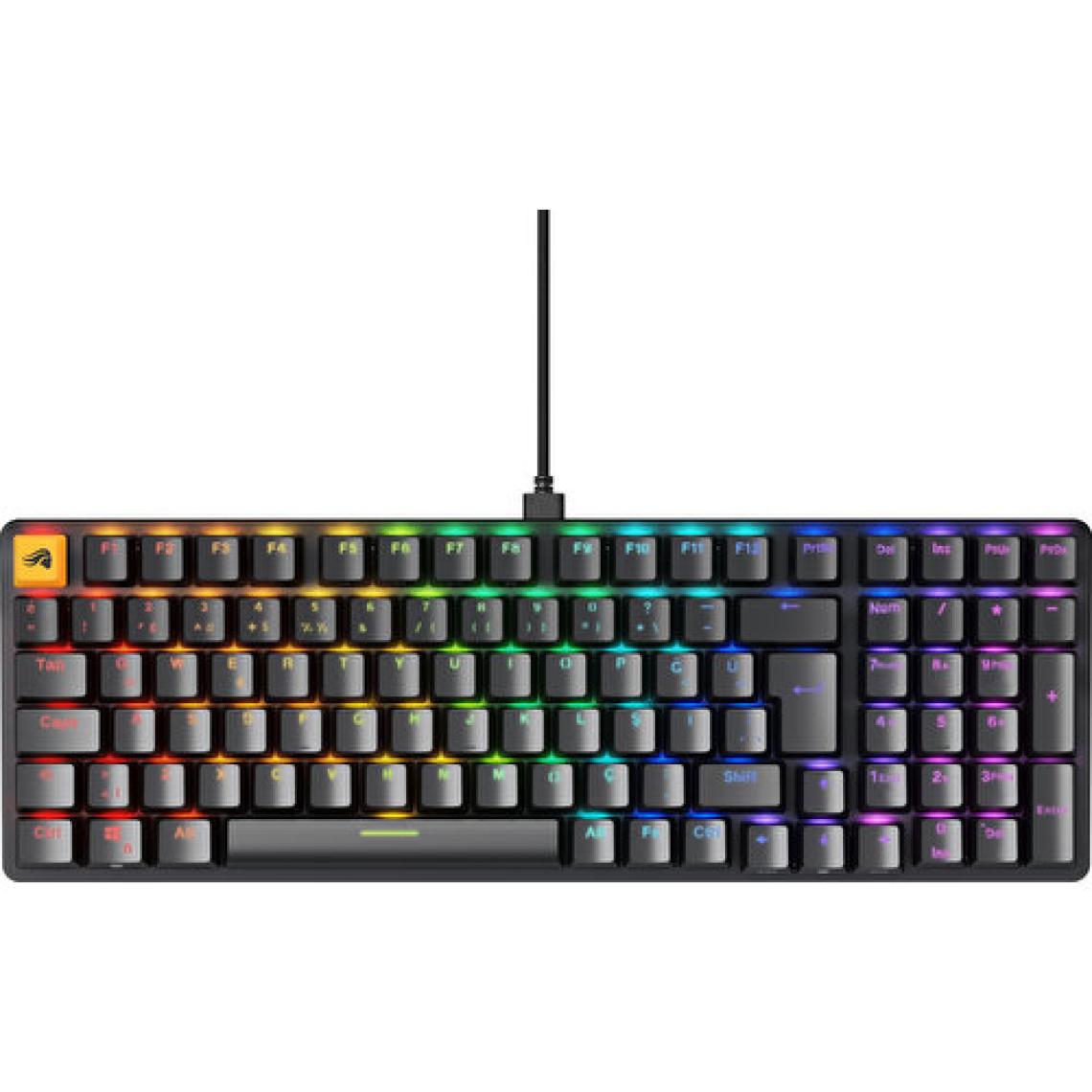 Glorious GMMK 2 Fox Linear Switch %96 RGB Siyah Kablolu Mekanik Oyuncu Klavyesi