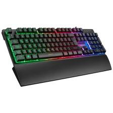 Kb-rx77 Runner Siyah Usb Rainbow Aydınlatmalı Q Bilek Destekli Gaming Klavye