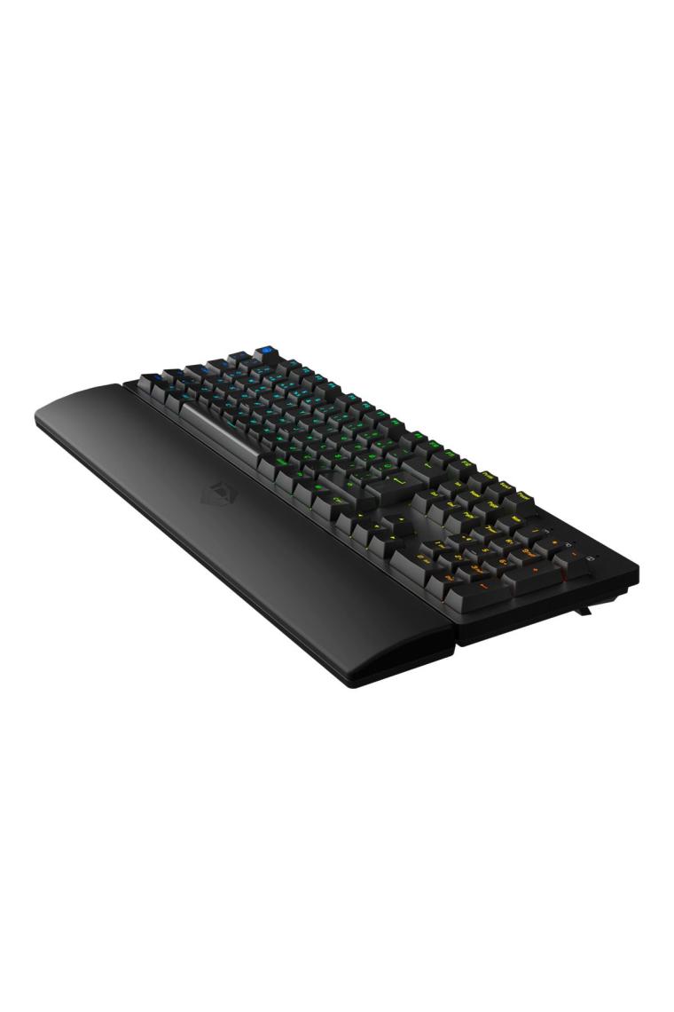 Pusat Rapid Ultra Tam Boyutlu Monster Tactile Red Switch 80 M Tıklama Kablolu Mekanik Rgb Oyuncu Klavyesi (Siyah)